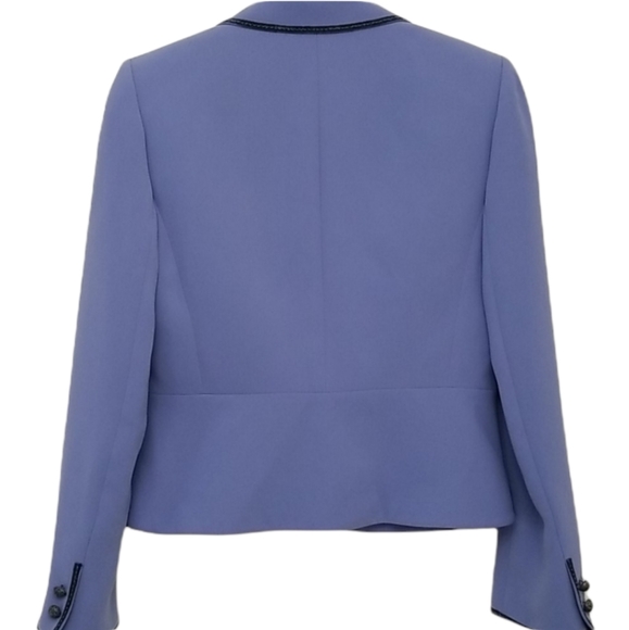 NWT Tahari Levine Connie Lavender Blazer Size 8 - Picture 3 of 8